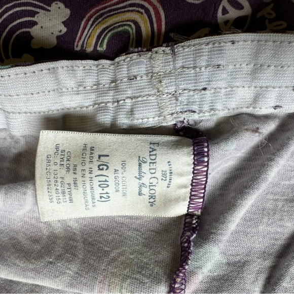 🦩5/$30🦩 Girls Rainbow Pj Shorts - Picture 3 of 3